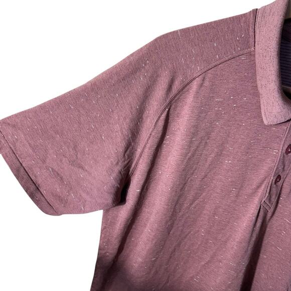 Lululemon Lululemon Metal Vent Tech Polo 2.0 White/ Chalky Rose Size XL - Picture 4 of 13